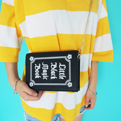Grimoire Spellbook Crossbody Bag
