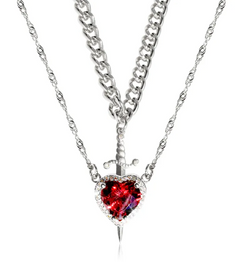 Pierced Heart Dagger Pendant
