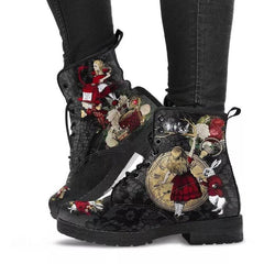 Grave Walker Vegan Leather Combat Boots