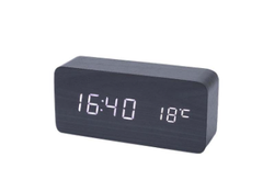 Chic Sound Control LED Wooden Clock