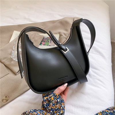 Little Black Retro Crossbody Bag