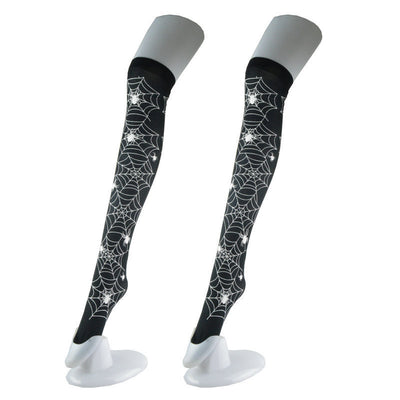 Spider Lace Over-the-Knee Socks