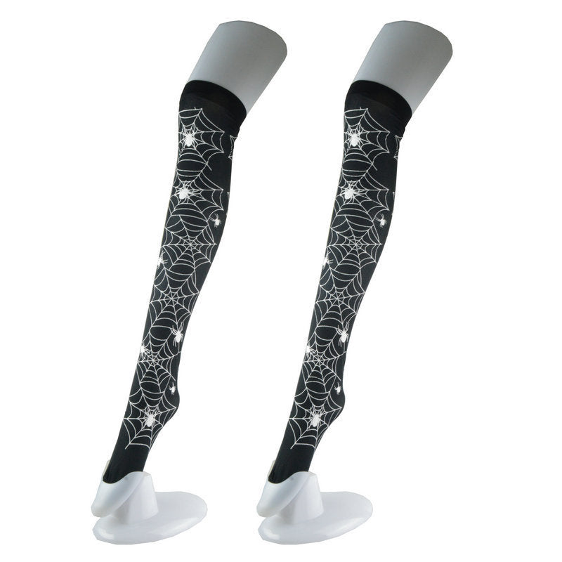 Spider Lace Over-the-Knee Socks